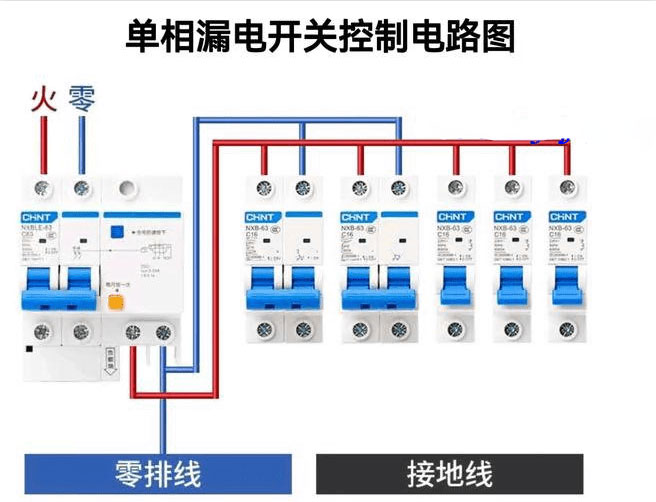 三相四線制電路中可以使用單相漏電保護器嗎？